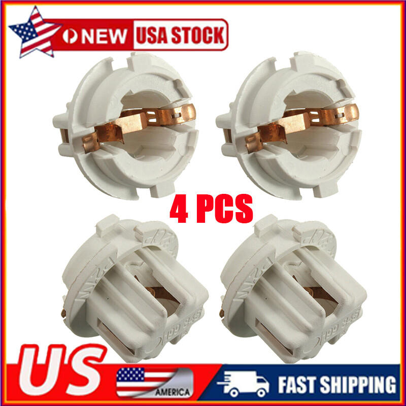 4PC Bulb Socket Tail Light Brake Lamp Holders For BMW 7 Series E53 E65 E70 X5 X3