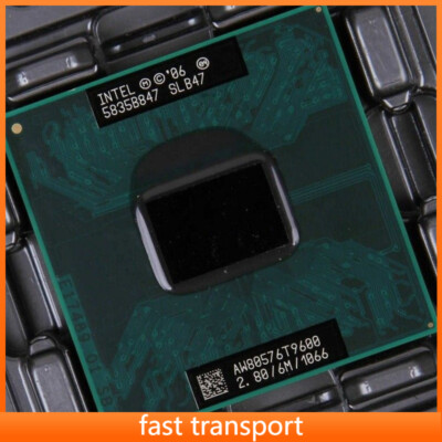 Intel Core 2 Duo T9600 Dual-Core 2.8GHz (AW80576GH0726M) Prozessor Laptop CPU
