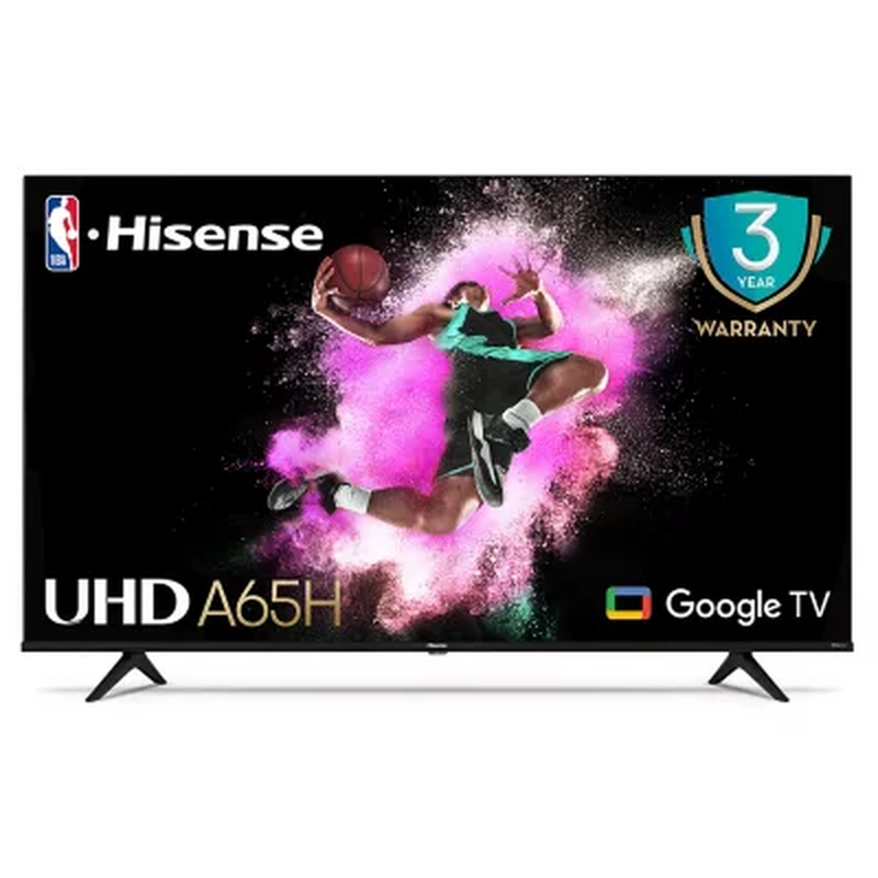 Hisense TV 65-Inch Class UHD Series 4K Google Dolby Vision HDR Smart Television