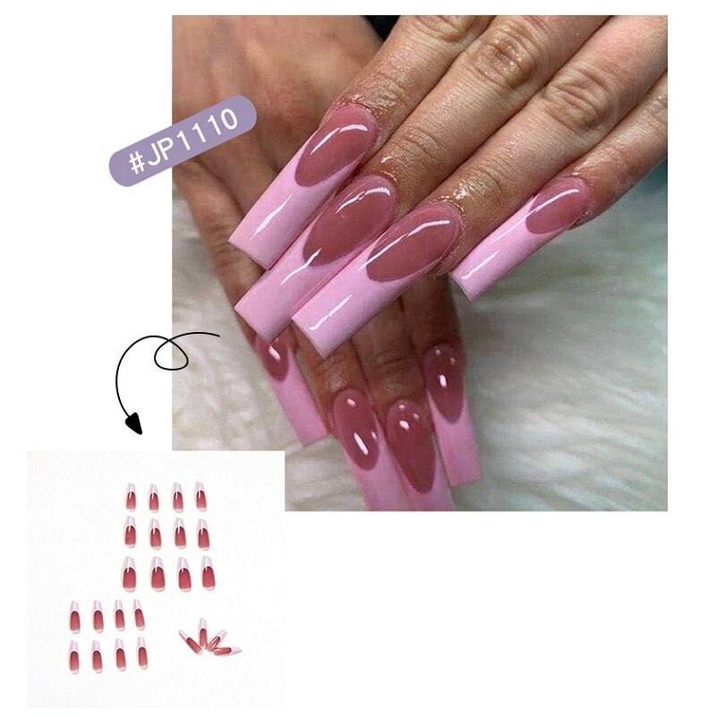 On Nails Extra Long Coffin Detachable False Nails