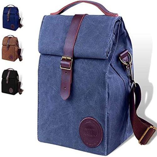10l Sturdy Waxed Canvas Box For Men 1, Gray