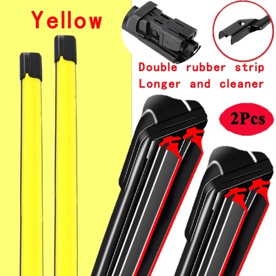 For VW Scirocco Coupe 137 138 2008-2017 Car Double Rubber Windshield Wipers