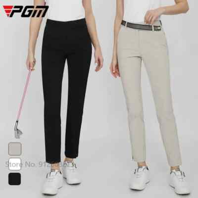 PGM Women Dry Fit Slim Trousers Elastic Golf Pants Lady Mesh Waistband Sweatpant