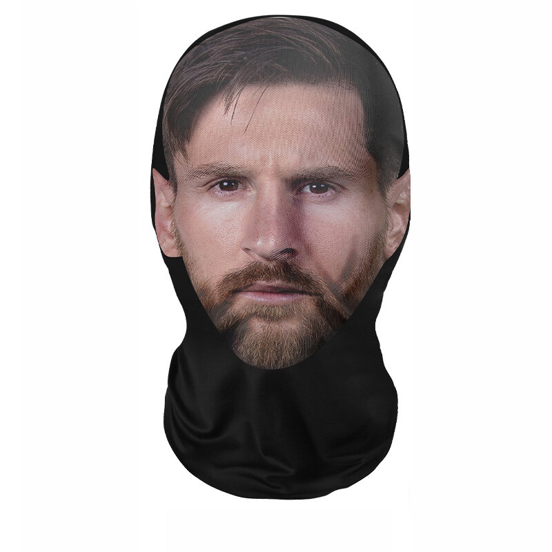 Cosplay Headwear Hiphop Fashion Balaclava 3D Printed Mask Elastic Mesh