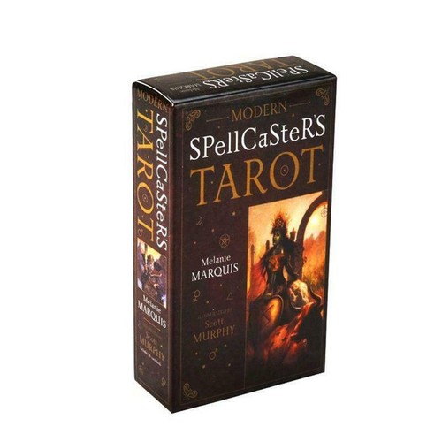 78pcs Modern Spellcaster's Tarot Full English Tarot Cards Deck