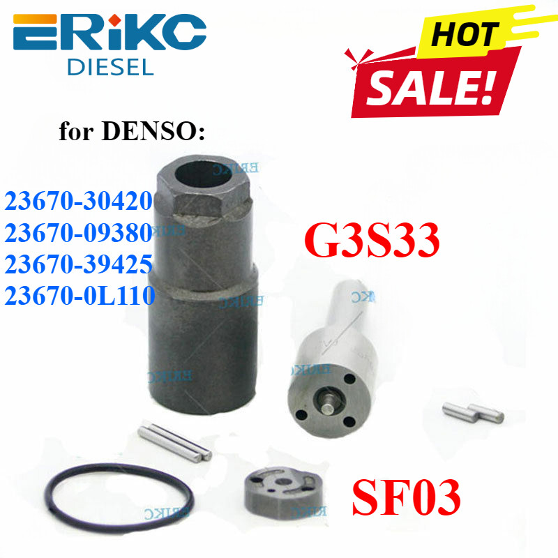 23670-30420 23670-0L110 Injector Repair Kits Nozzle G3S33 Valve