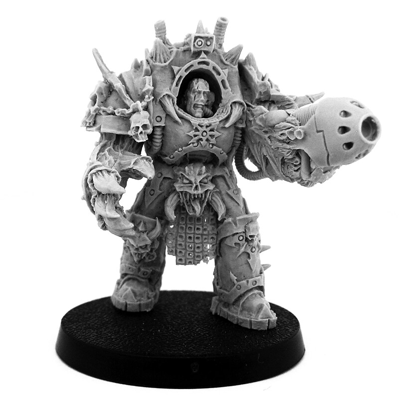 Wargames Exclusive 28mm Chaos Obliterated Terminator Possessed Lord 28мм