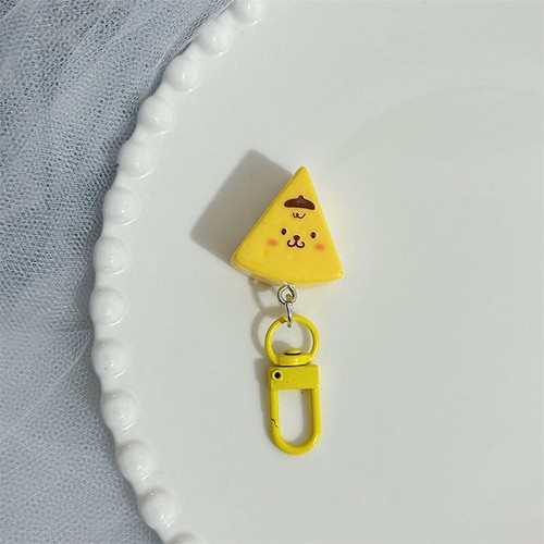 Lovely Cartoon Cheesecake Keyring Cute Cheese Keychain Girls School Bag