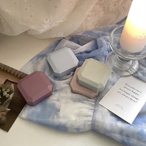 Candy Color Contact Lenses Box Solid Color Portable Contact Lens Case for Travel