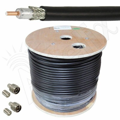 Altelix AX400 LMR400 LMR-400 Equivalent 50 Ohm Low Loss Coax Cable 500' FT Spool. Buy it now for 199.99