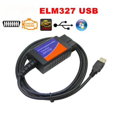 OBD2 Diagnostic Device USB V1.5 Car Cable Interface OBDII CAN BUS Code Reader