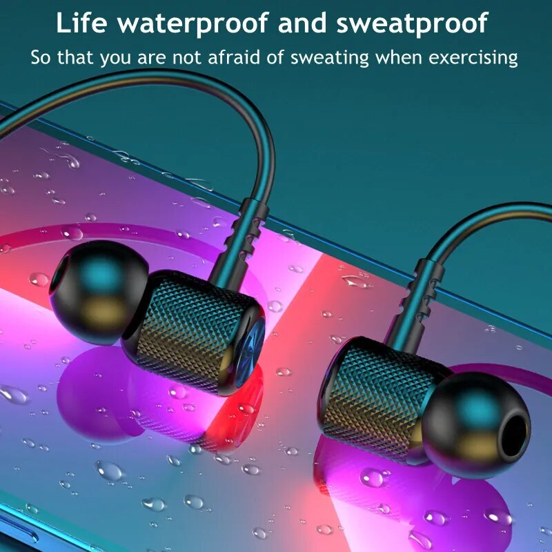 Auriculares inalambricos deportivos Bluetooth B3 | Banda para el cuello, con mic - Picture 4 of 7