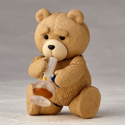 NIB TED 2 Movie Teddy Bear 4''  Action Figure PVC With Box Trending Gift Movie