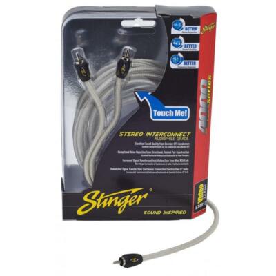STINGER SI4817 17 FT FEET 4000 VIDEO COMPOSITE CABLE WIRE CORD PLUG ADAPTER NEW