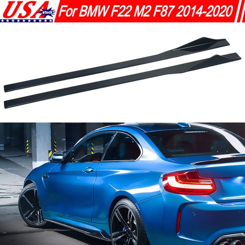 Répartiteurs Latéraux En Fibre De Carbone Pour BMW Série 2 F87 M2 Coupé 2016–2020 – Ailerons Avant, Design 3D Polis - 4