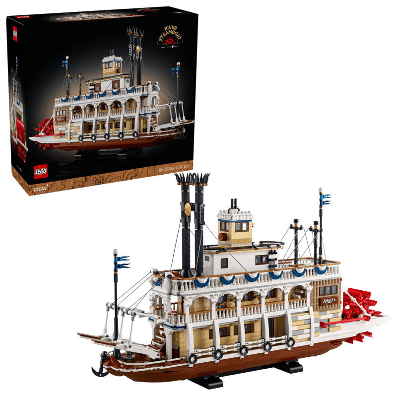Lego Ideas Mississippi River Steamboat / 21356 / 4090 pcs / Express / Genuine