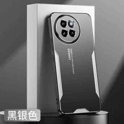 For Xiaomi Civi 4 Pro, Luxury Metal Aluminum Armor Hybird Soft Bumper Case Cover