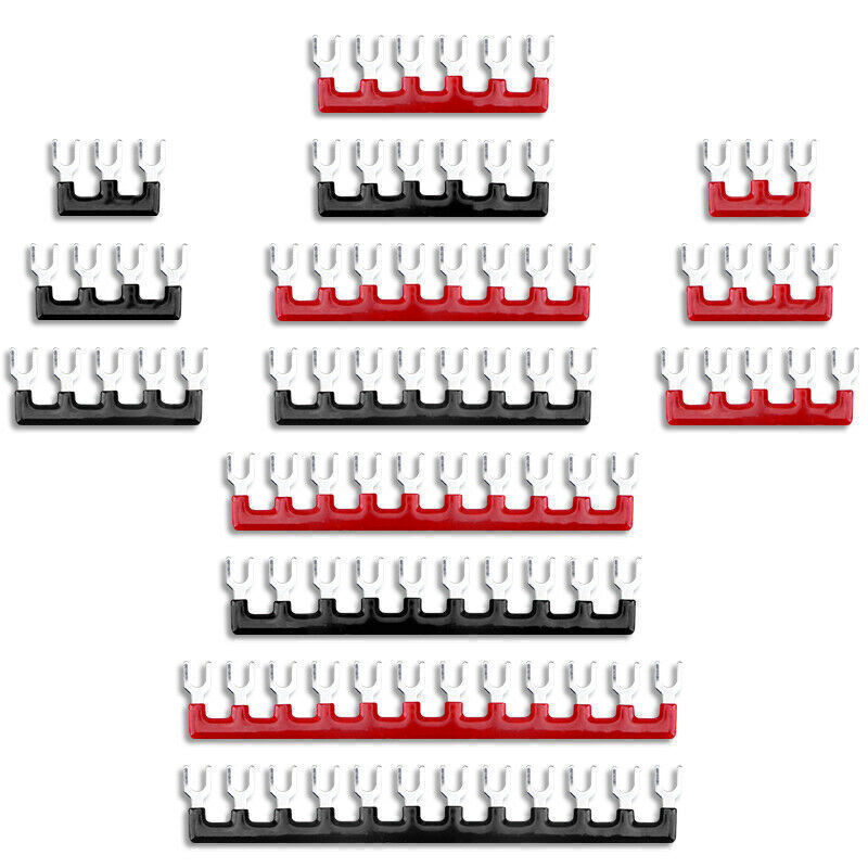 US Dual Row 3-12 Positions 600V 15A Screw Terminal Block Terminal Barrier Strip