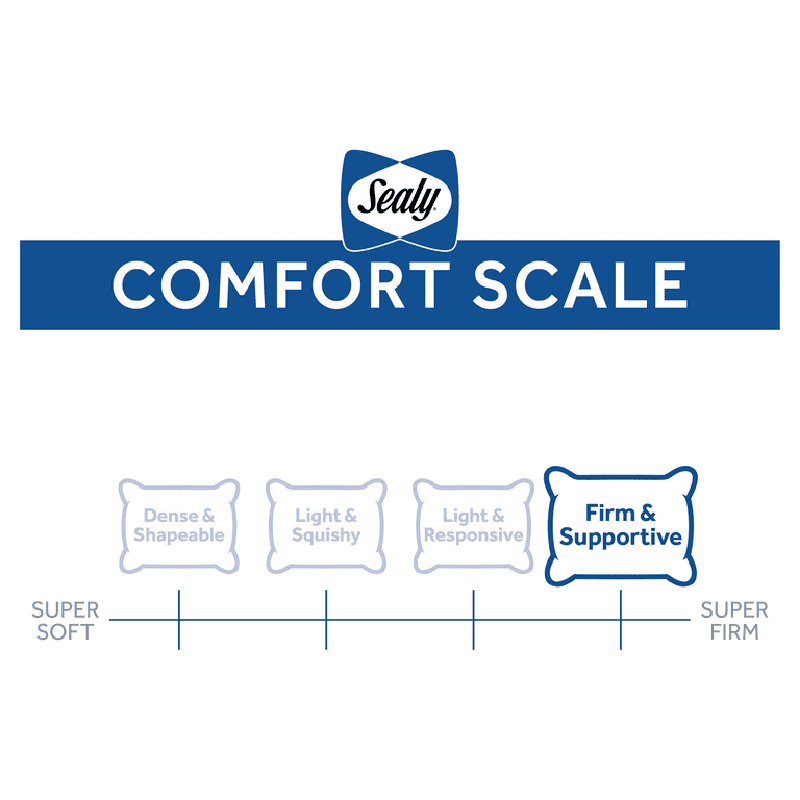 Sealy Cooling Performance Pillow, Extra Firm Support, King