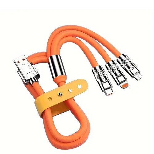 3 in 1 Fast Charging Cable Cell Phone Charger Cord For iPhone Type C Micro USB