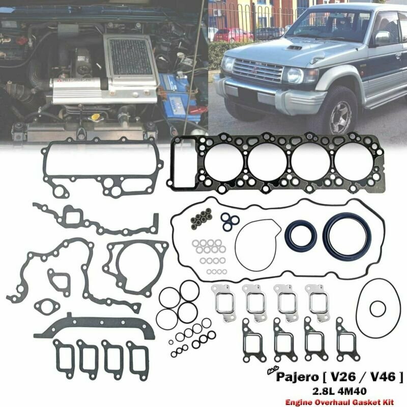 Engine Overhaul Gasket Kits Fits Mitsubishi Pajero NH-NL V26W V46W 2.8L 4M40