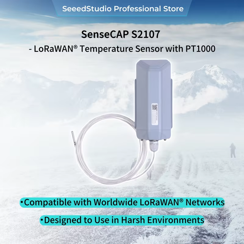 SenseCAP S2107 - LoRaWAN® Temperature Sensor with PT1000