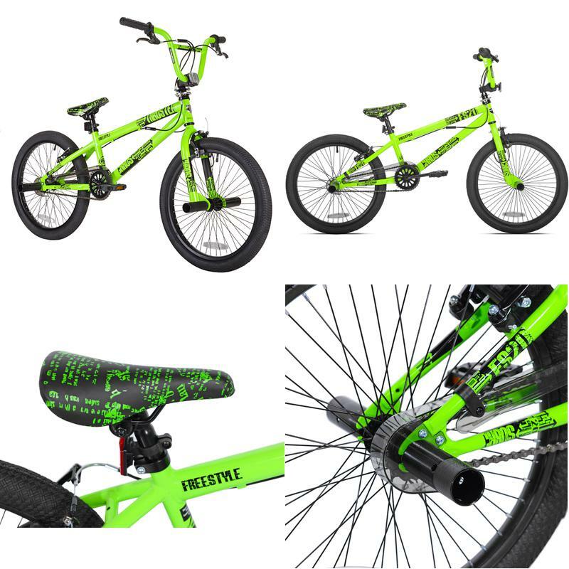 Kent 20" Thruster Boys', Chaos Bmx Bike, Green, For Ages 8-12