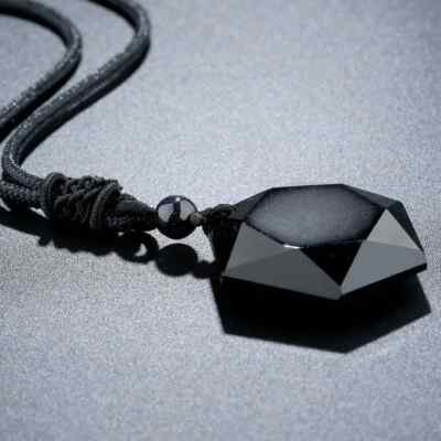 Obsidian Necklace Pendant
