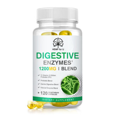 Digestive Enzymes Prebiotic & Probiotics Gas, Constipation & Bloating Relief