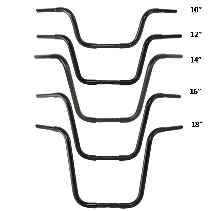 10''/12''/14''/16''/18'' Rise Ape Hanger Handlebar Bars Fit For Harley FLST FXST