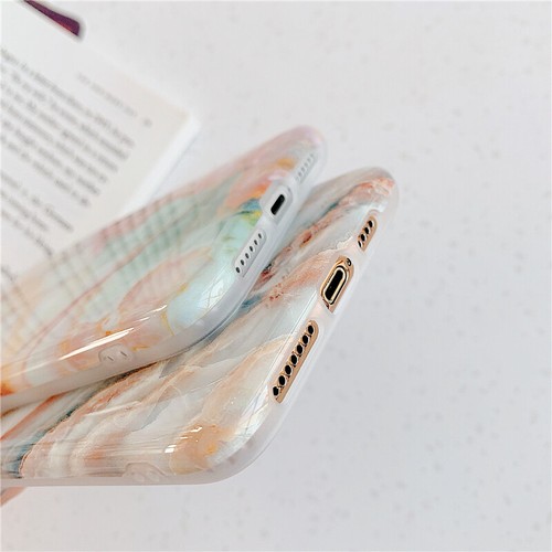 Cool Marble Glossy Phone Case Cover For Apple iPhone 11 PRO MAX Xs Xr 6