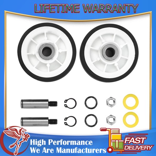 2 PACK Dryer Roller Wheel Drum Support Kits for Maytag12001541 AP4008534 303373K