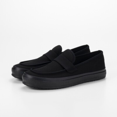 Moonstar FINE VULCANIZED LOAFY Black Natural Canvas 2colors Men's Size