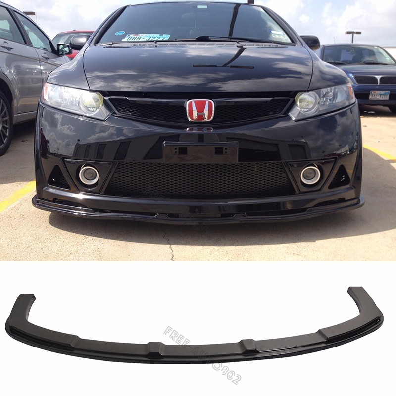 Fits 06 11 Honda Civic Mug Style Usdm Front Bumper Lip