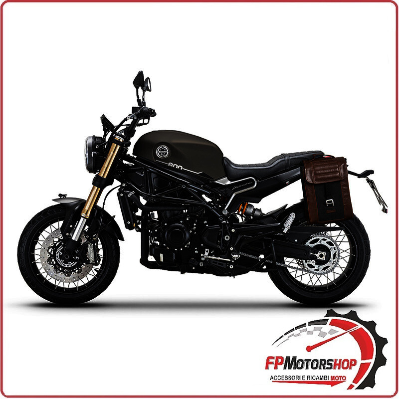 ATTACCO BORSE LATERALI BAGAGLIO MOTO MORBIDE PER BENELLI LEONCINO 800 21>23 SHAD