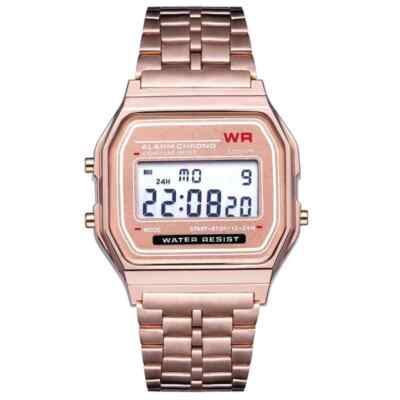 F91W Steel Strap Watch