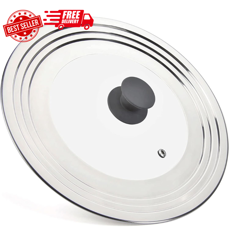 S One Size Fits All 8.25 - 12 Inch Pots Frying Pan