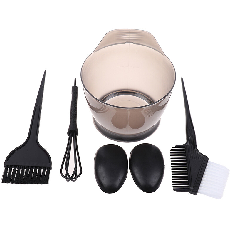 5Pcs/Set Hair Colouring Brush And Bowl Set Bleaching Dye Kit Beauty Com~C