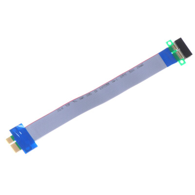 PCI-E Express 1X Riser Card Extender Extension Ribbon Flexible Cable_z8