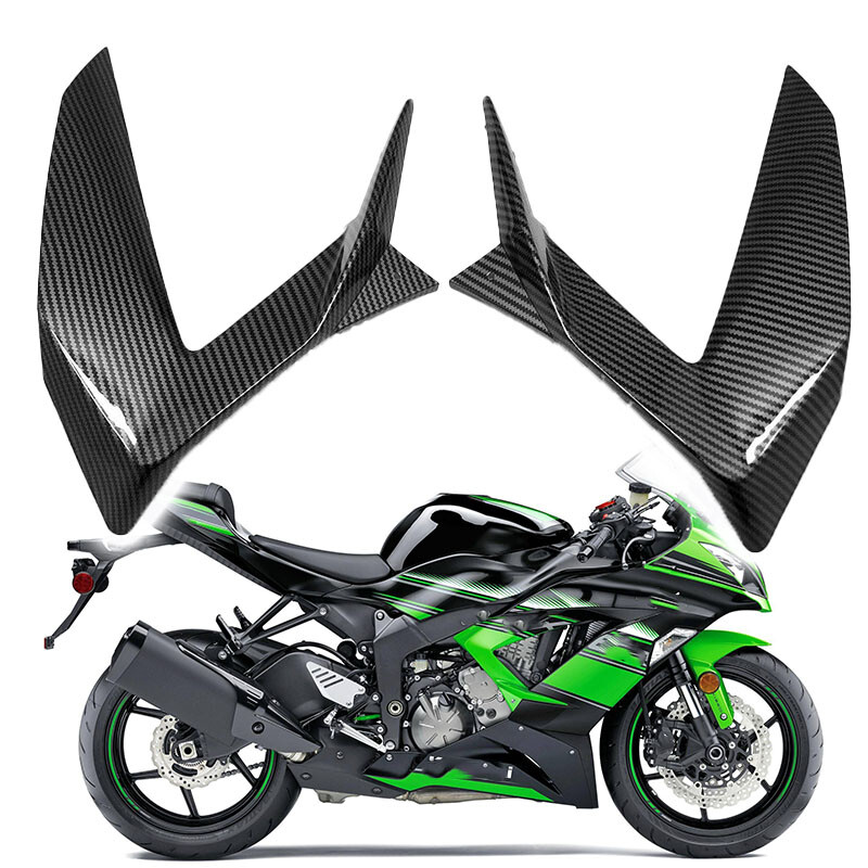 ●KEVLAR For 2013-2018 Kawasaki Ninja ZX6R Carbon Fiber Side Lower