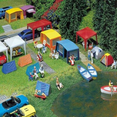 Tentes abris et accessoires camping-HO-1/87-FALLER 130504