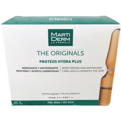 10- Martiderm The Originals Proteos Hydra Plus 10 ampules Exp 12/2024