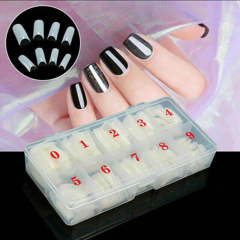 500 Nailart  Künstliche Fingernägel  Nageltips Art natur NAILS Kunstnägel