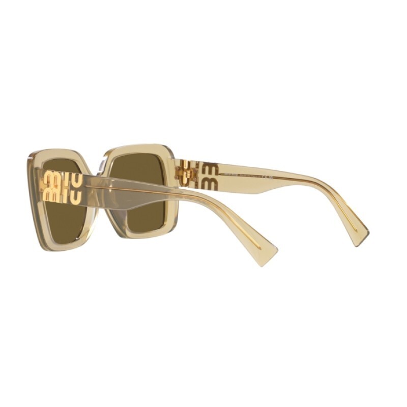 Pre-owned Miu Miu Brand 2024 Miu-miu Women Sunglasses Mu 10ys 11m-01t Authentic Italy Frame S In Brown