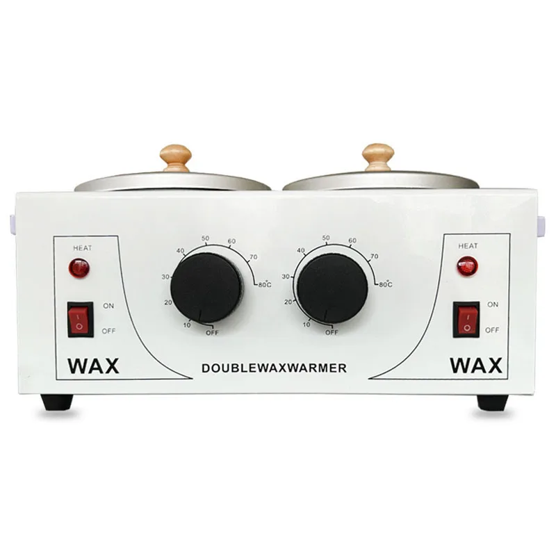 Adjustable Temperature Control Dual Furnace Wax Melting Machine Beauty Beeswax H
