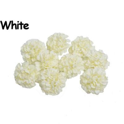 10Pcs Artificial Silk Floral Flower Head Hydrangea Wedding Party Decor Crafts