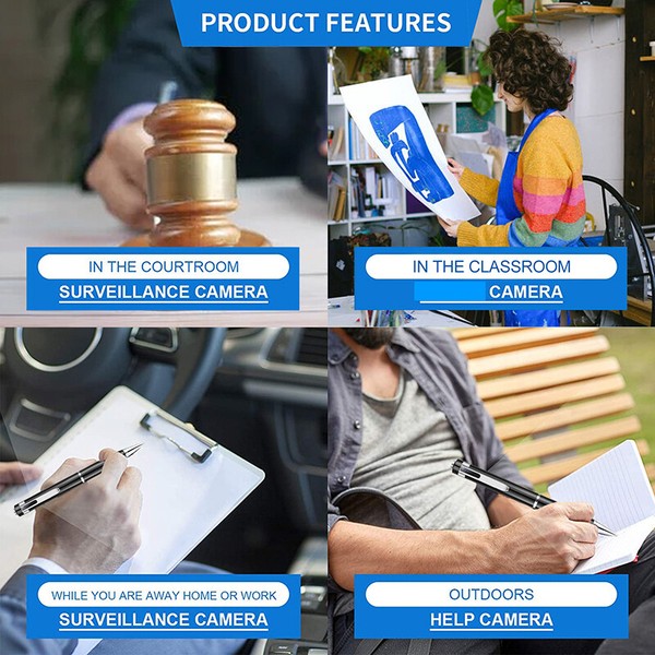 64GB  Camera HD 1080P Home Security Clip Pocket Cam DVR Loop Video Recorder - Image 14