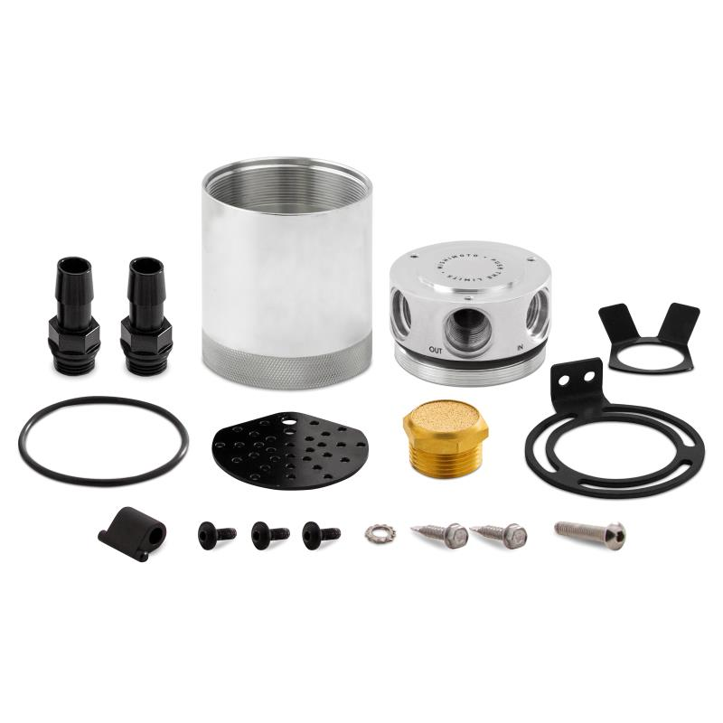 Mishimoto Compact Baffled Oil Catch Can, 3-port