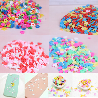 10g/pack Polymer clay fake candy sweets sprinkles diy slime phone suppli YK