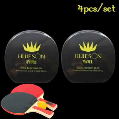 4pcs Ping Pong Racket Covers Transparent Table Tennis Rubber Protection F ZC